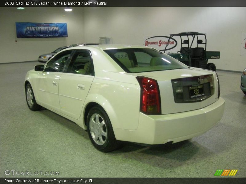 White Diamond / Light Neutral 2003 Cadillac CTS Sedan