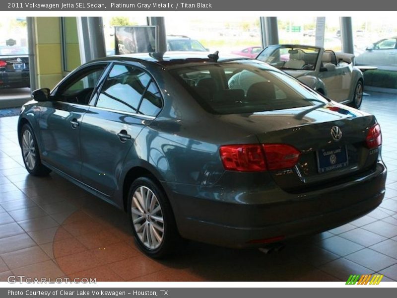 Platinum Gray Metallic / Titan Black 2011 Volkswagen Jetta SEL Sedan