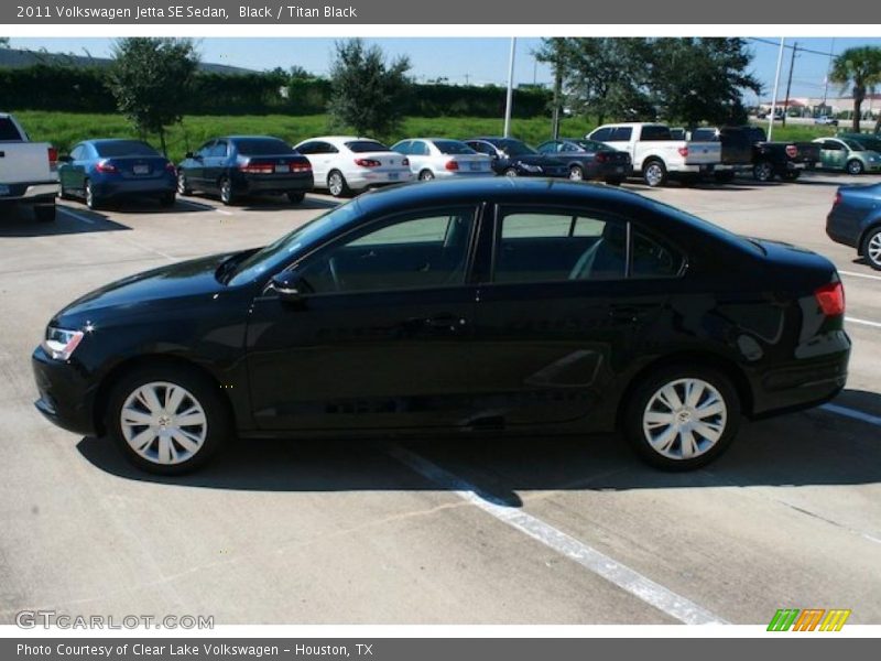 Black / Titan Black 2011 Volkswagen Jetta SE Sedan