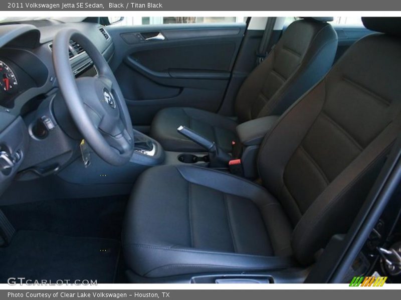 Black / Titan Black 2011 Volkswagen Jetta SE Sedan