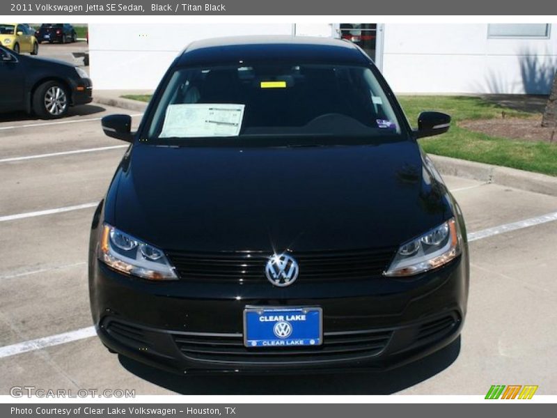 Black / Titan Black 2011 Volkswagen Jetta SE Sedan