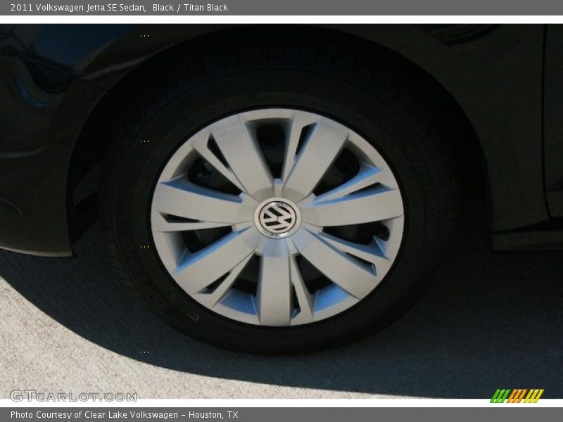 Black / Titan Black 2011 Volkswagen Jetta SE Sedan