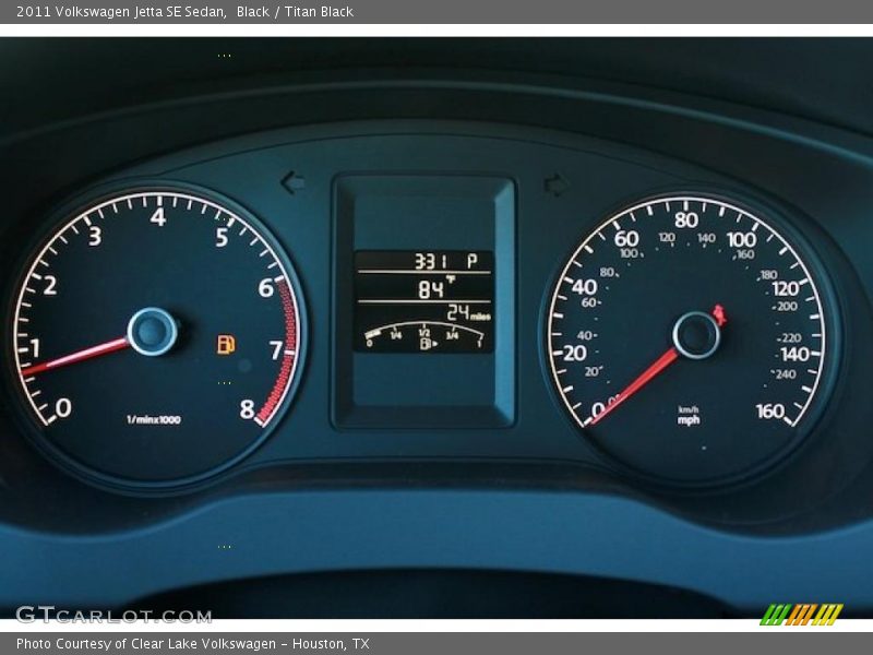 Black / Titan Black 2011 Volkswagen Jetta SE Sedan