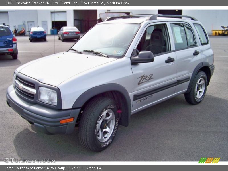 Silver Metallic / Medium Gray 2002 Chevrolet Tracker ZR2 4WD Hard Top