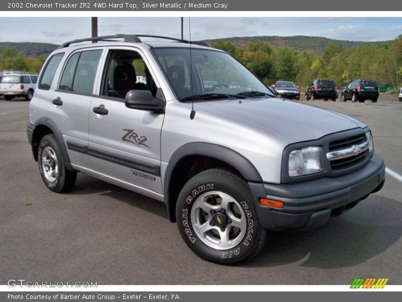 Silver Metallic / Medium Gray 2002 Chevrolet Tracker ZR2 4WD Hard Top
