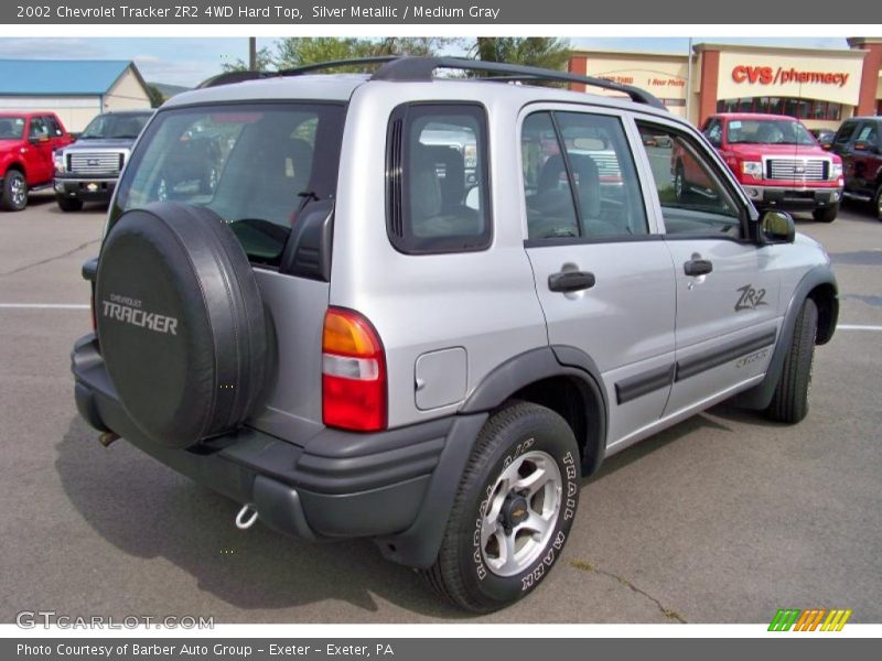 Silver Metallic / Medium Gray 2002 Chevrolet Tracker ZR2 4WD Hard Top