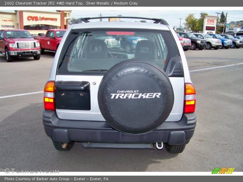 Silver Metallic / Medium Gray 2002 Chevrolet Tracker ZR2 4WD Hard Top