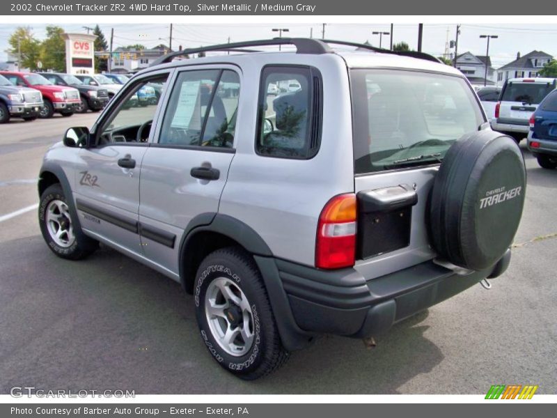 Silver Metallic / Medium Gray 2002 Chevrolet Tracker ZR2 4WD Hard Top