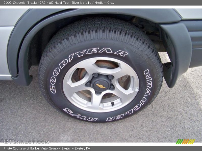 Silver Metallic / Medium Gray 2002 Chevrolet Tracker ZR2 4WD Hard Top