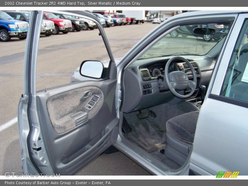 Silver Metallic / Medium Gray 2002 Chevrolet Tracker ZR2 4WD Hard Top