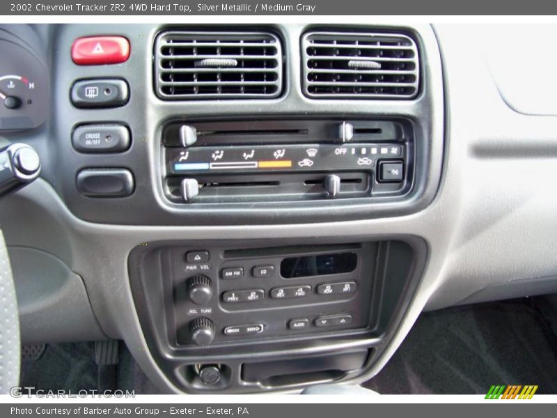 Silver Metallic / Medium Gray 2002 Chevrolet Tracker ZR2 4WD Hard Top
