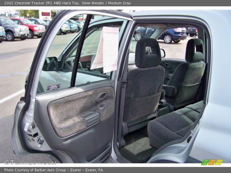 Silver Metallic / Medium Gray 2002 Chevrolet Tracker ZR2 4WD Hard Top