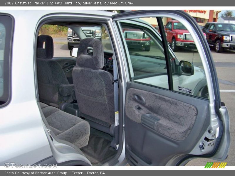 Silver Metallic / Medium Gray 2002 Chevrolet Tracker ZR2 4WD Hard Top