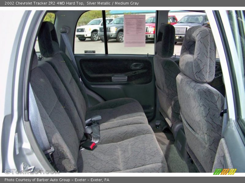 Silver Metallic / Medium Gray 2002 Chevrolet Tracker ZR2 4WD Hard Top