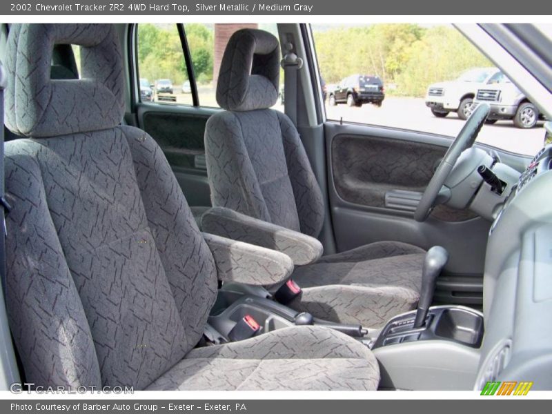Silver Metallic / Medium Gray 2002 Chevrolet Tracker ZR2 4WD Hard Top
