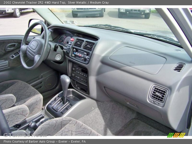 Silver Metallic / Medium Gray 2002 Chevrolet Tracker ZR2 4WD Hard Top