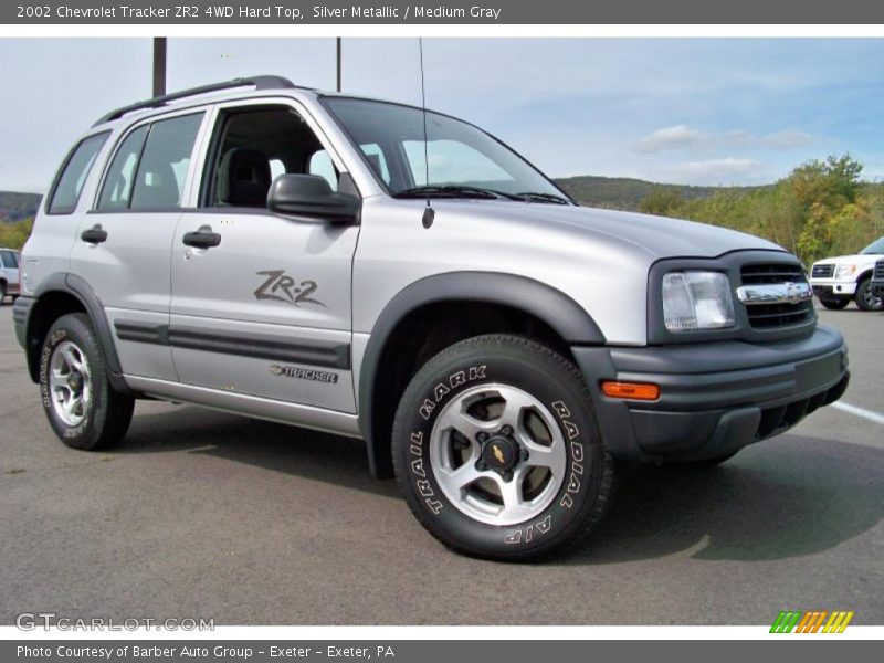 Silver Metallic / Medium Gray 2002 Chevrolet Tracker ZR2 4WD Hard Top