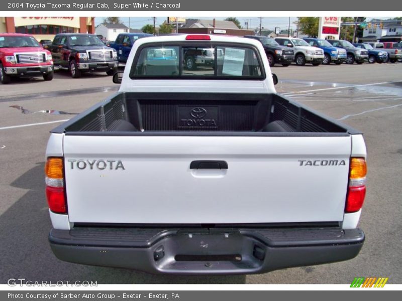 Super White / Charcoal 2004 Toyota Tacoma Regular Cab