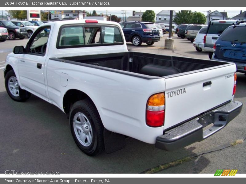 Super White / Charcoal 2004 Toyota Tacoma Regular Cab
