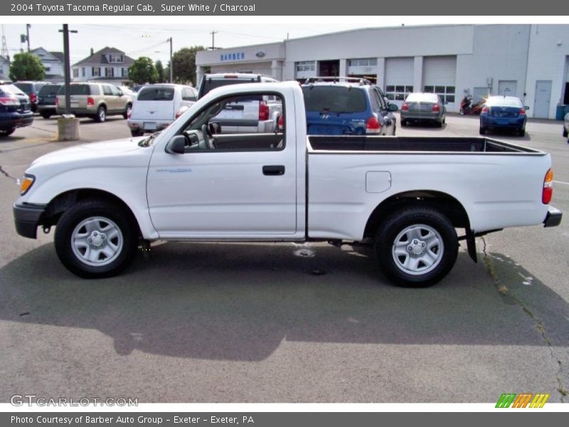 Super White / Charcoal 2004 Toyota Tacoma Regular Cab