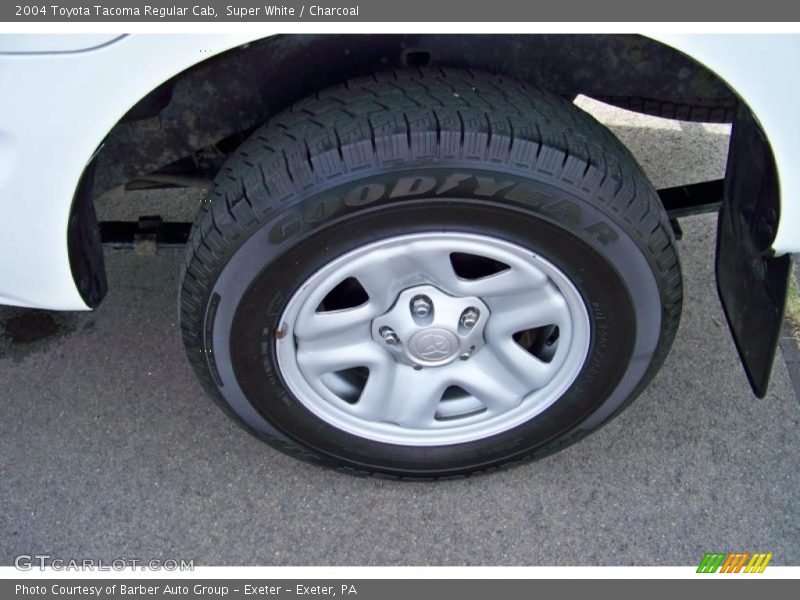 Super White / Charcoal 2004 Toyota Tacoma Regular Cab
