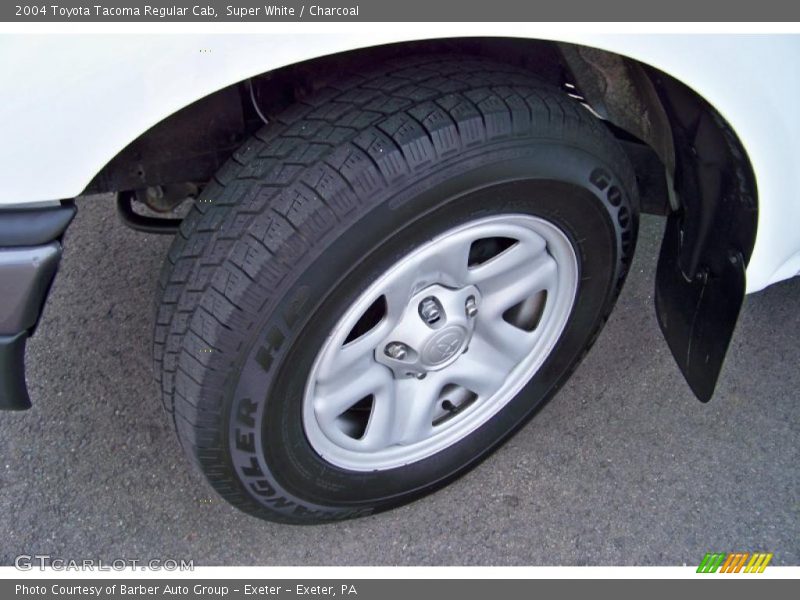 Super White / Charcoal 2004 Toyota Tacoma Regular Cab