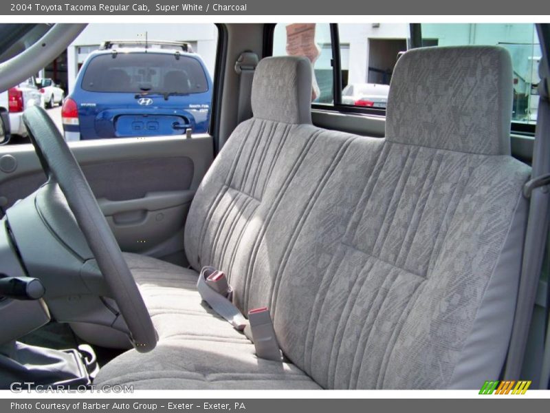 Super White / Charcoal 2004 Toyota Tacoma Regular Cab