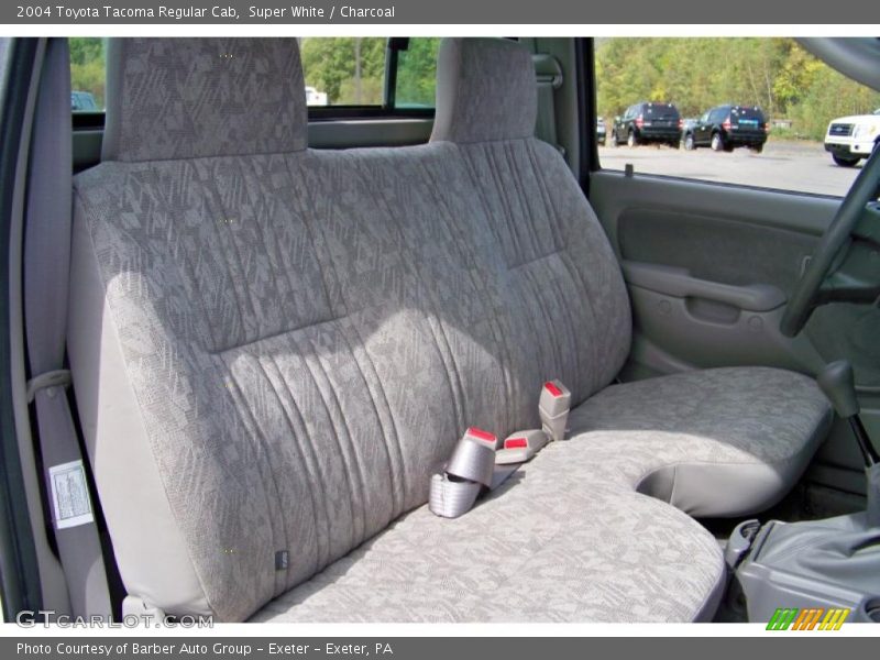 Super White / Charcoal 2004 Toyota Tacoma Regular Cab