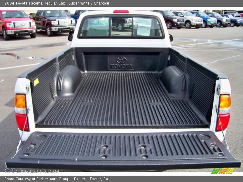 Super White / Charcoal 2004 Toyota Tacoma Regular Cab
