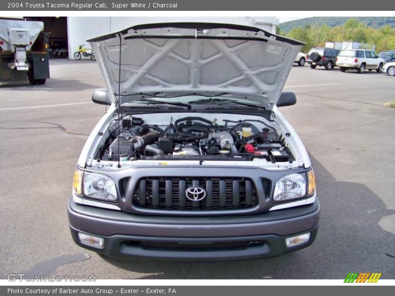 Super White / Charcoal 2004 Toyota Tacoma Regular Cab