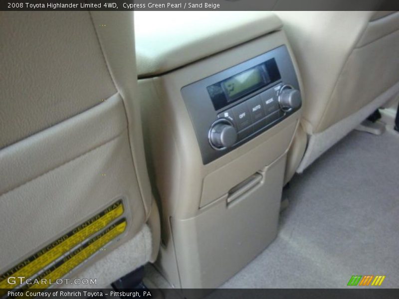 Cypress Green Pearl / Sand Beige 2008 Toyota Highlander Limited 4WD
