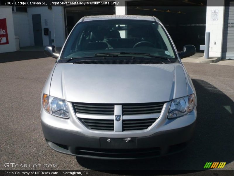 Bright Silver Metallic / Medium Slate Gray 2007 Dodge Caravan SE