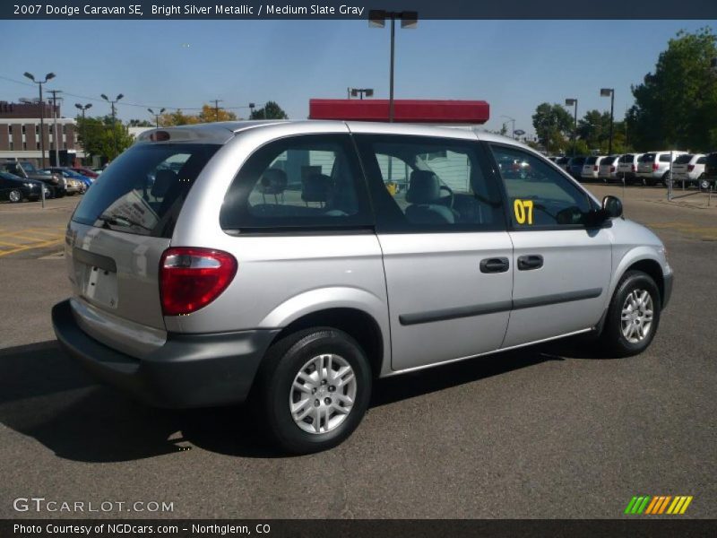 Bright Silver Metallic / Medium Slate Gray 2007 Dodge Caravan SE