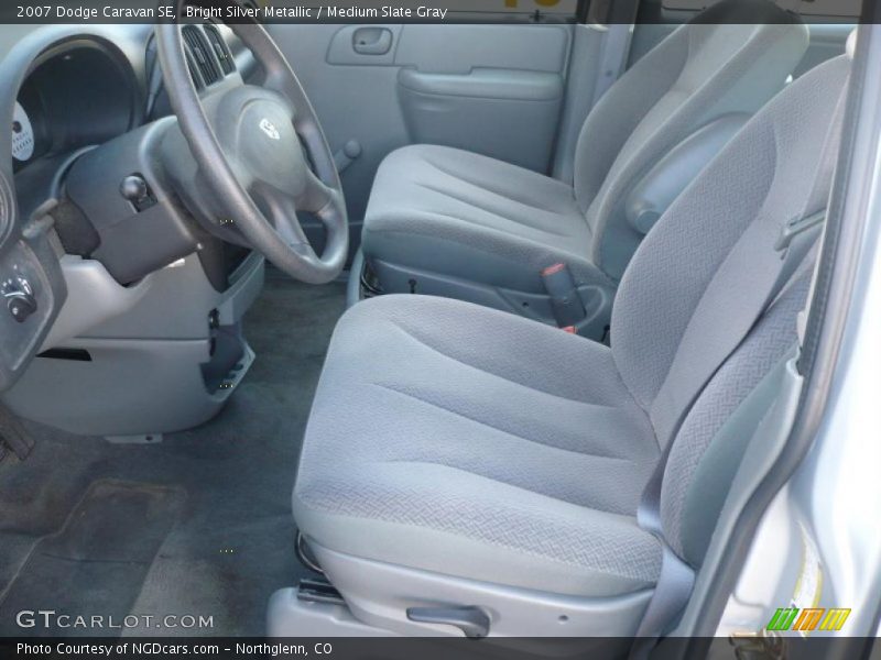 Bright Silver Metallic / Medium Slate Gray 2007 Dodge Caravan SE