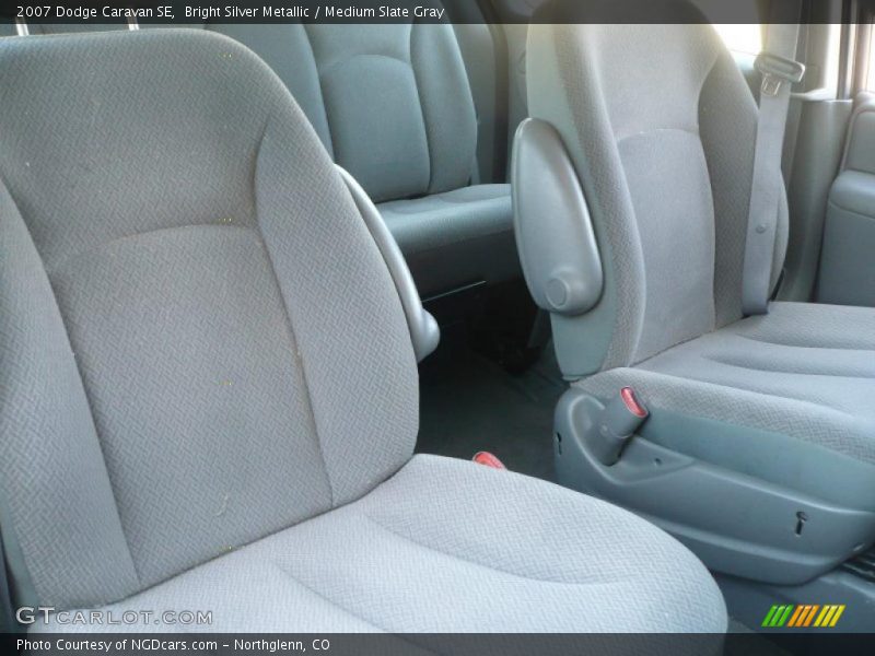 Bright Silver Metallic / Medium Slate Gray 2007 Dodge Caravan SE