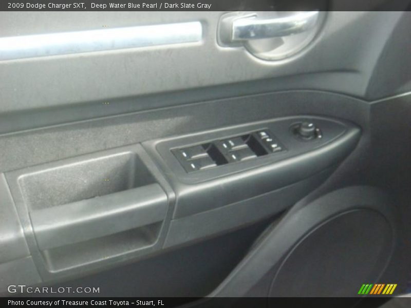 Deep Water Blue Pearl / Dark Slate Gray 2009 Dodge Charger SXT