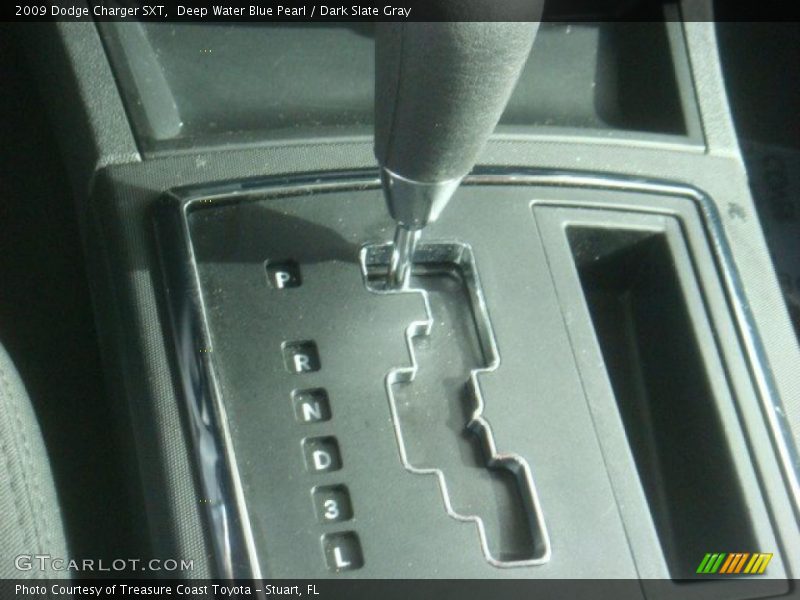 Deep Water Blue Pearl / Dark Slate Gray 2009 Dodge Charger SXT