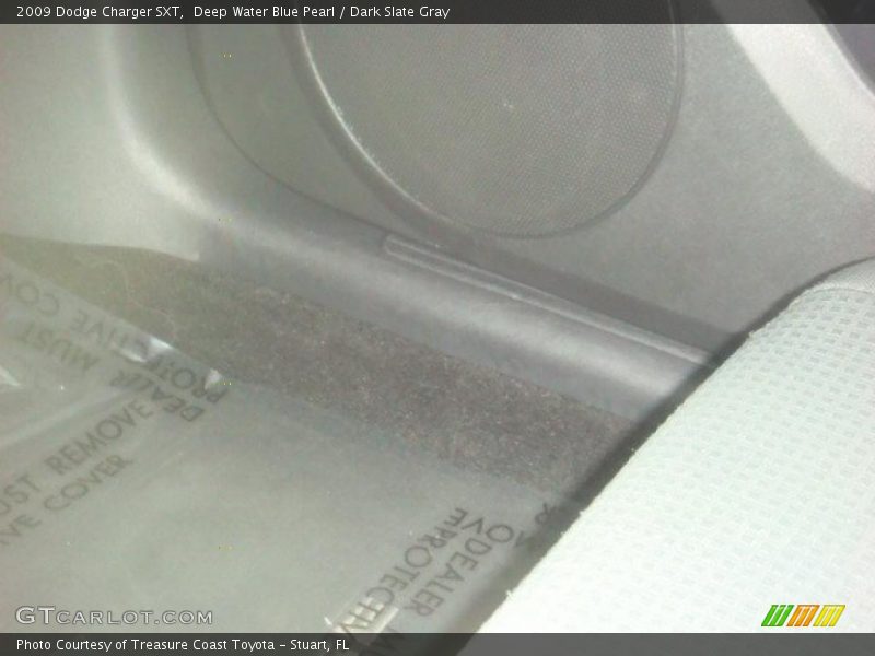 Deep Water Blue Pearl / Dark Slate Gray 2009 Dodge Charger SXT