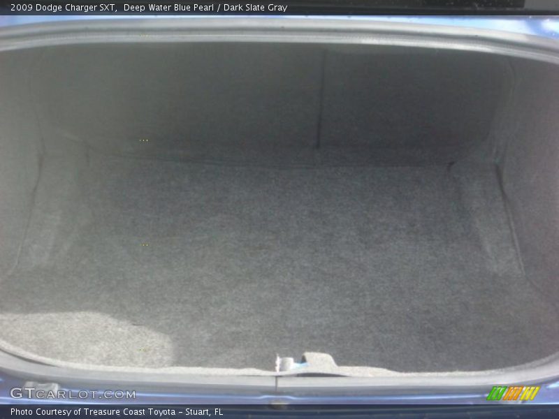 Deep Water Blue Pearl / Dark Slate Gray 2009 Dodge Charger SXT