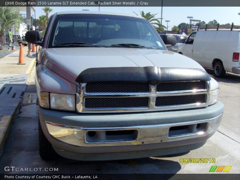Radiant Silver Metallic / Gray 1998 Dodge Ram 1500 Laramie SLT Extended Cab