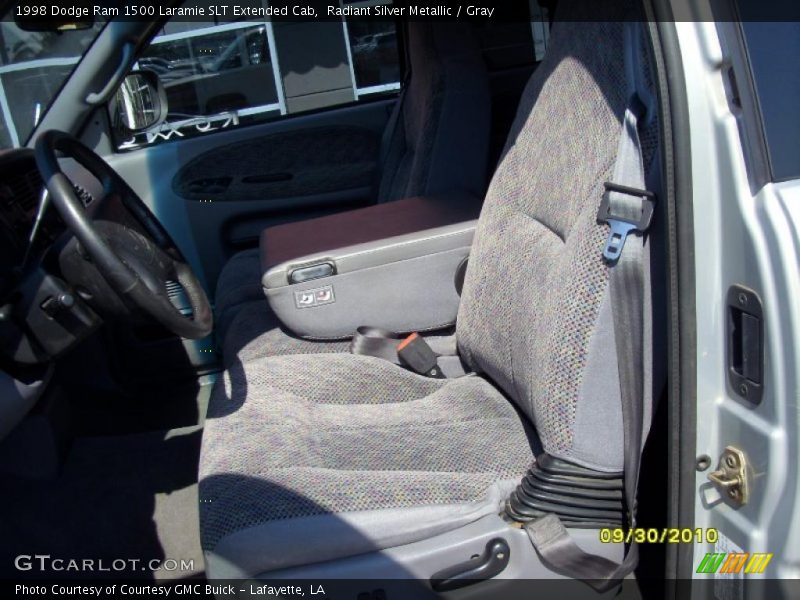 Radiant Silver Metallic / Gray 1998 Dodge Ram 1500 Laramie SLT Extended Cab