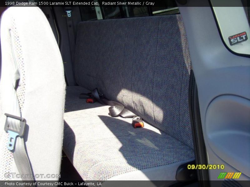 Radiant Silver Metallic / Gray 1998 Dodge Ram 1500 Laramie SLT Extended Cab