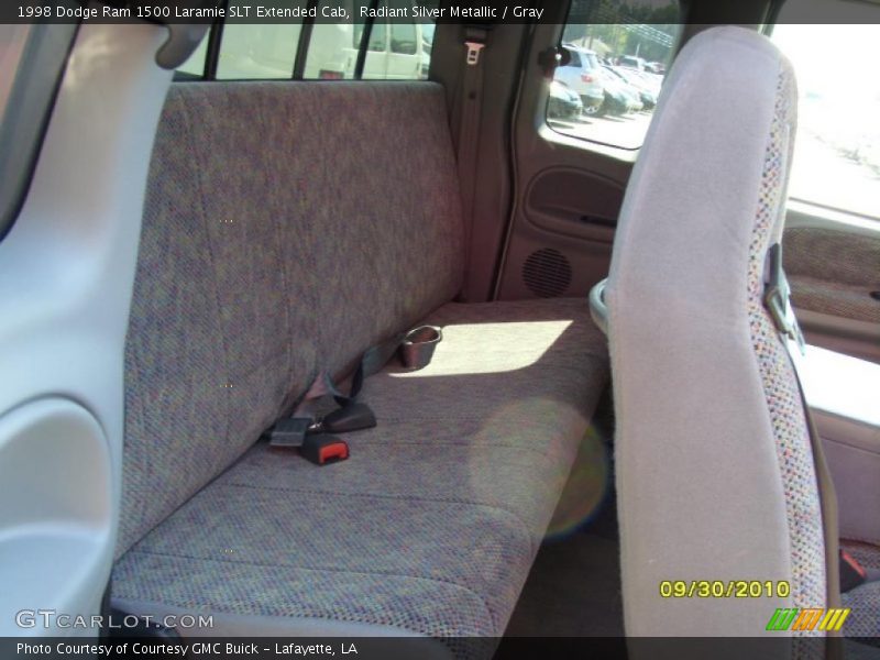 Radiant Silver Metallic / Gray 1998 Dodge Ram 1500 Laramie SLT Extended Cab