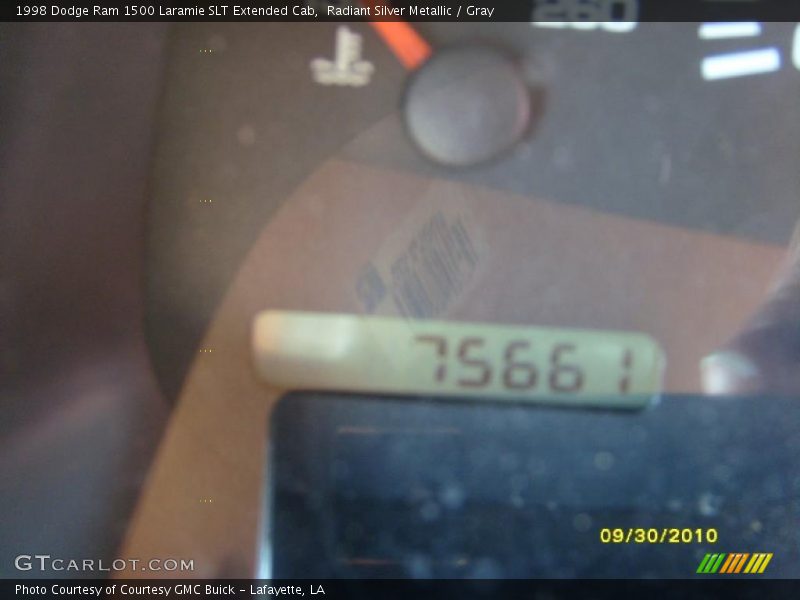 Radiant Silver Metallic / Gray 1998 Dodge Ram 1500 Laramie SLT Extended Cab