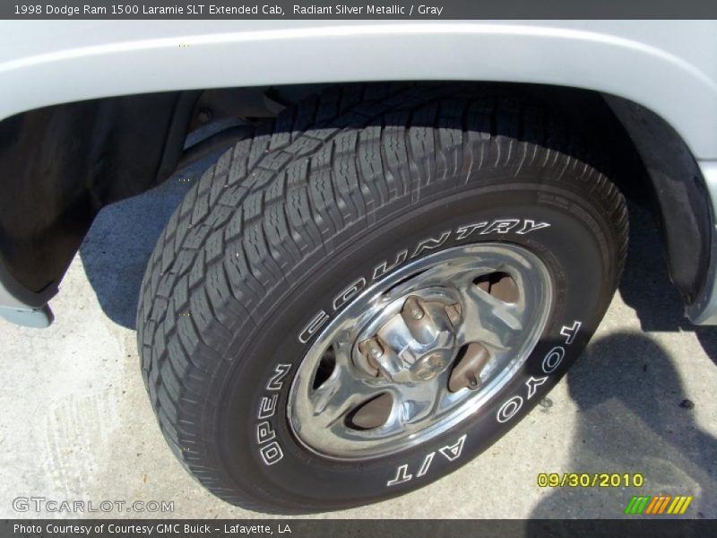 Radiant Silver Metallic / Gray 1998 Dodge Ram 1500 Laramie SLT Extended Cab