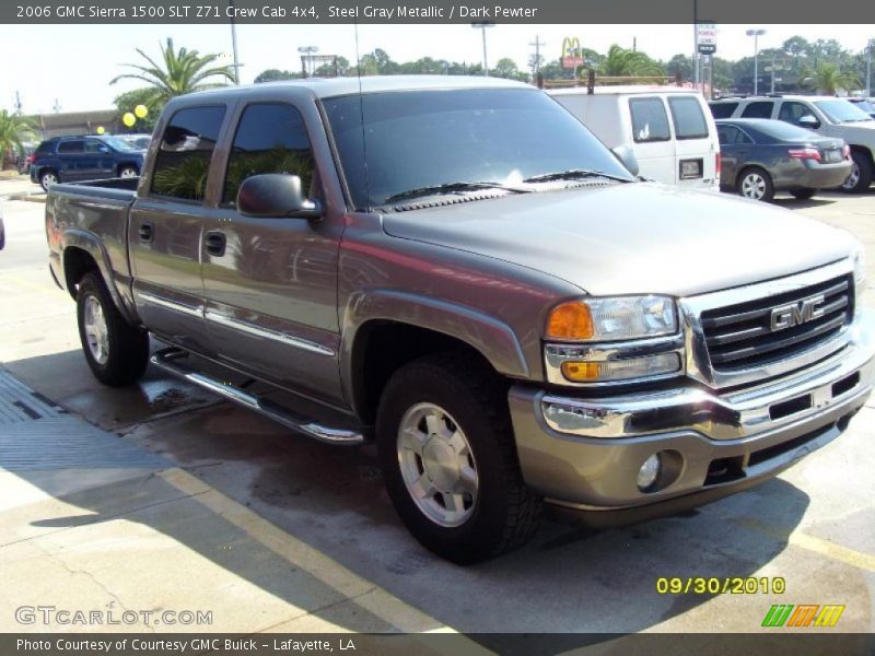 Steel Gray Metallic / Dark Pewter 2006 GMC Sierra 1500 SLT Z71 Crew Cab 4x4