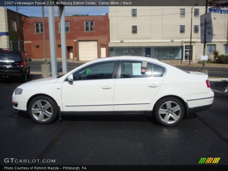 Candy White / Black 2007 Volkswagen Passat 2.0T Wolfsburg Edition Sedan