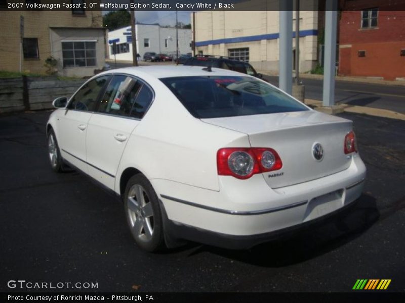 Candy White / Black 2007 Volkswagen Passat 2.0T Wolfsburg Edition Sedan