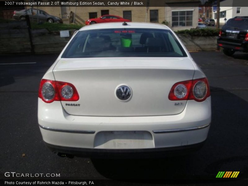 Candy White / Black 2007 Volkswagen Passat 2.0T Wolfsburg Edition Sedan