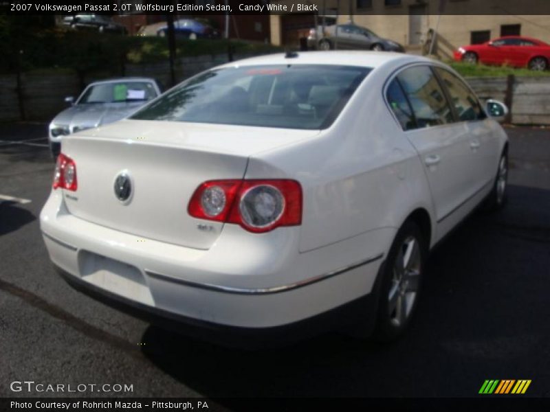 Candy White / Black 2007 Volkswagen Passat 2.0T Wolfsburg Edition Sedan